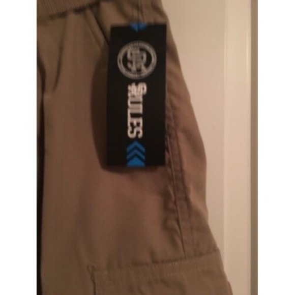 Street Rules Boys Cargo Shorts Khaki Brown Choose Your Size - Picture 2 of 8